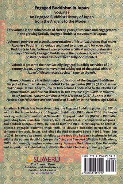 Engaged Buddhism in Japan, volume 1